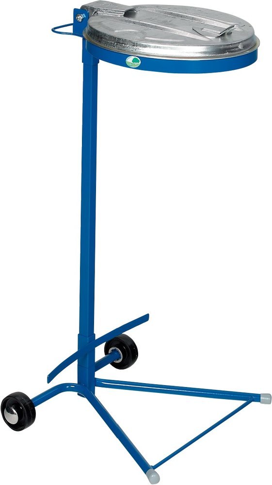 VAR Abfallsammler 120 l blau fahrbar ME-Deckel Produktbild img1 L