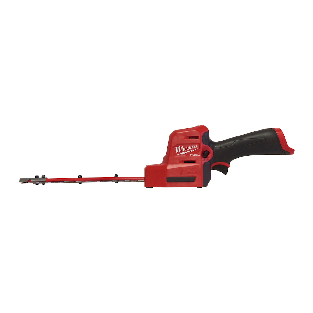 Milwaukee Akku-Heckenschere solo M12 FHT 20-0 ohne Akku ohne Ladegerät Karton Produktbild img1 L