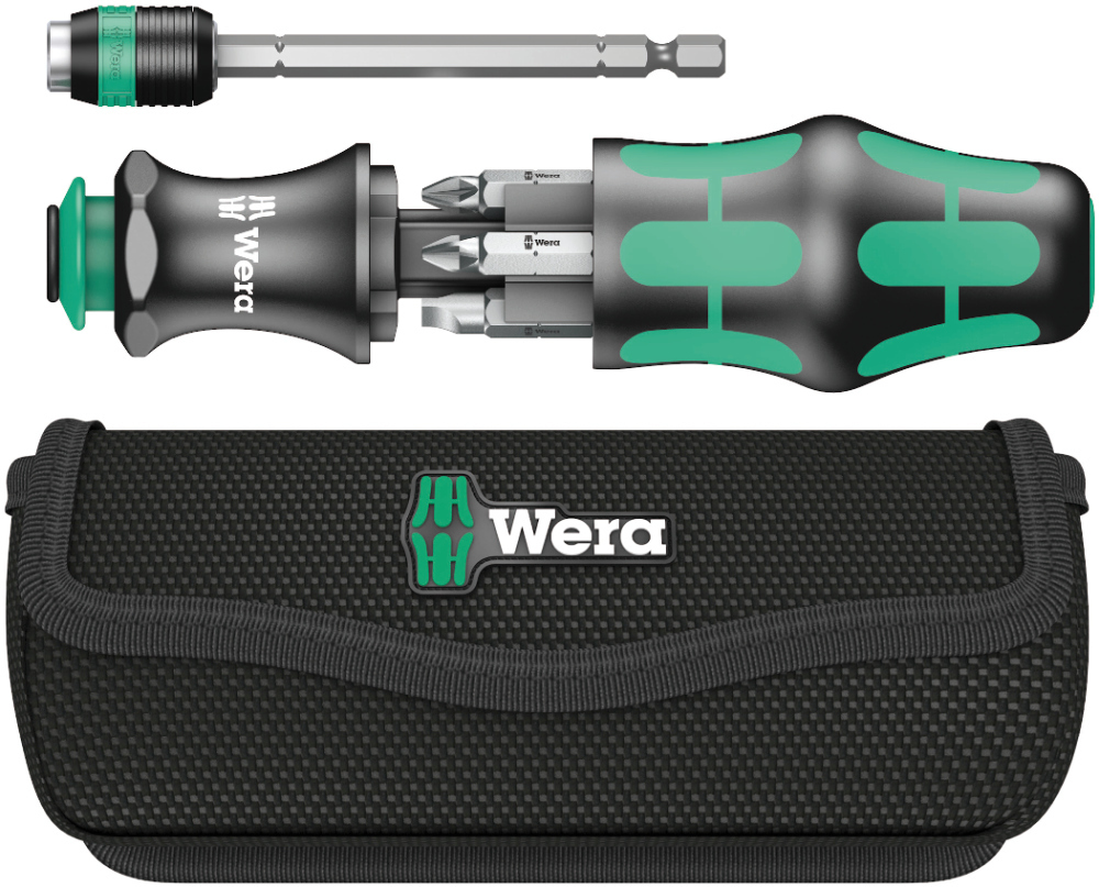 Wera Bit-Magazinschrauber KK 20 RA-R in Tasche Toolfinder 6-teilig Produktbild img1 L