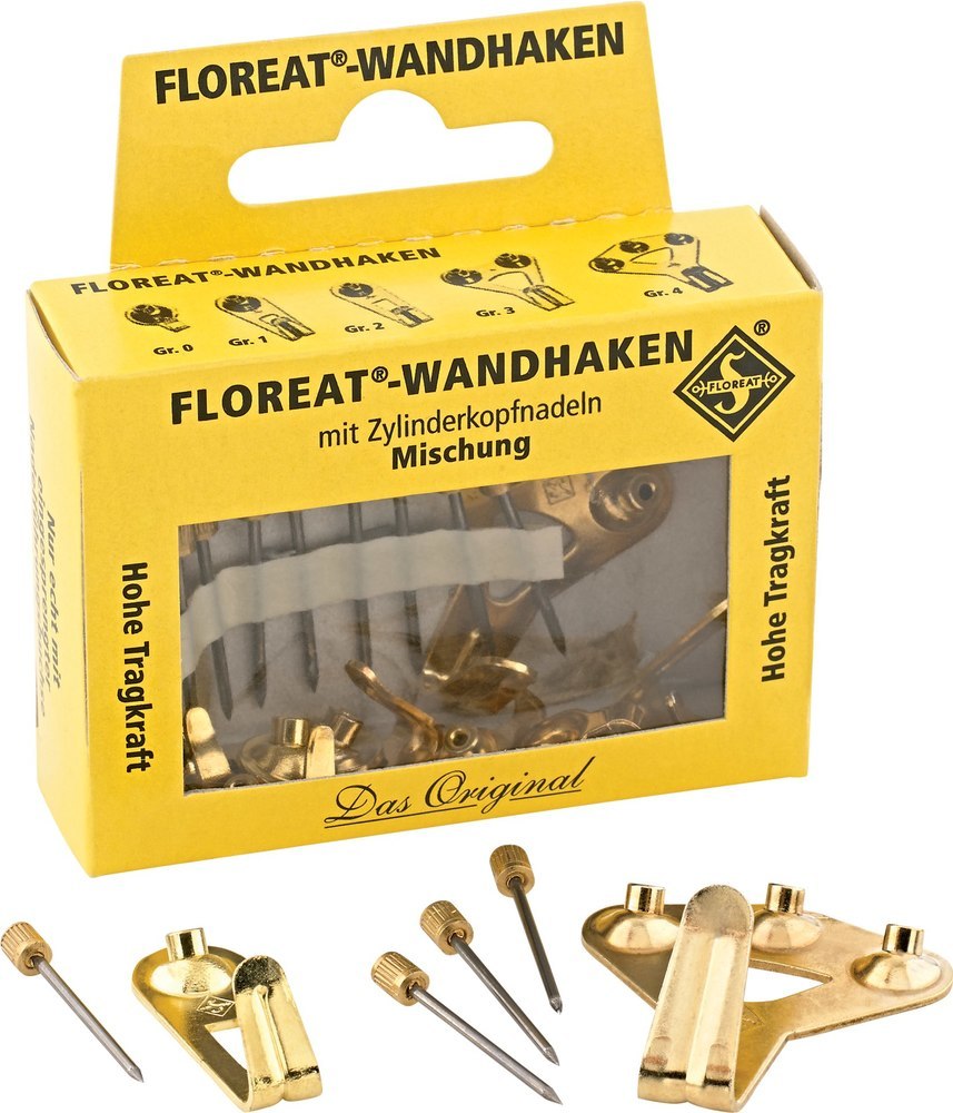 FLOREAT Floreathaken vermessingt, Mischung mit Zylinderkopfnadeln Produktbild img2 L
