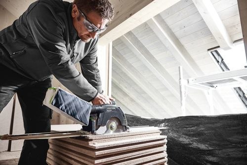 Festool Akku-Handkreissäge HKC 55 EB-Bas ic ohne Akku ohne Ladegerät Systainer Produktbild img6 L