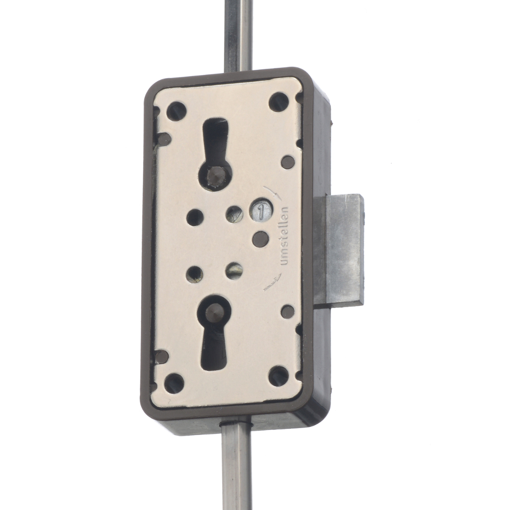 JuNie Möbel-Drehstangenschloss-Set,7052,D15/20,Kunststoff,braun Produktbild img1 L