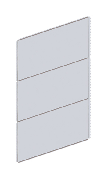 META Rückwand für Steckregal CLIP, RAL 7035 lichtgrau Produktbild img1 L