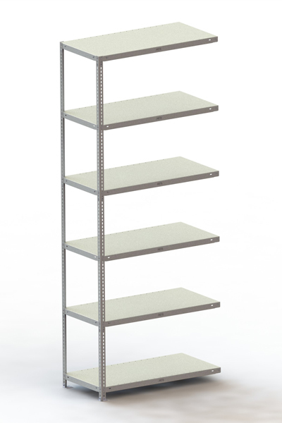 META Schraubregal FIX 80 Anbaufeld, verzinkt Produktbild img1 L