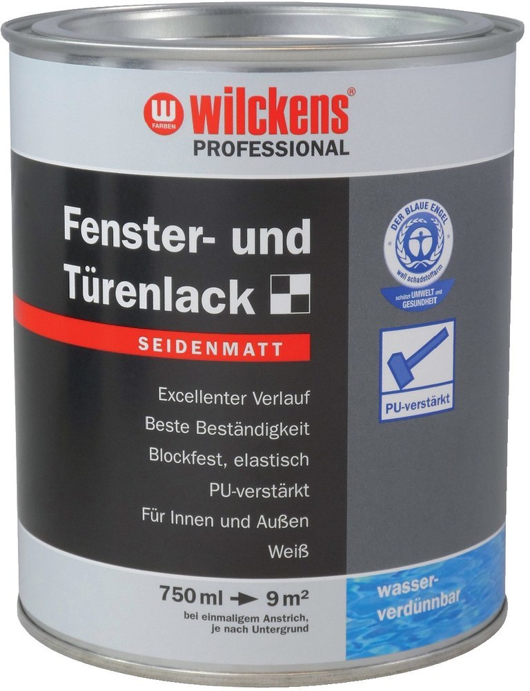 wilckens Fenster-und Türenlack seidenmat t, 750ml Produktbild img1 L