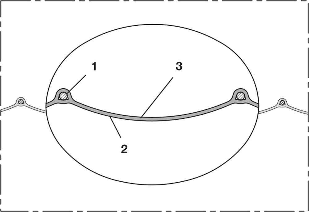 PROTAPE Schlauch PVC 371, PVC, grau, Innen Ø 51mmx0,25mm, Länge 6m Produktbild img2 L
