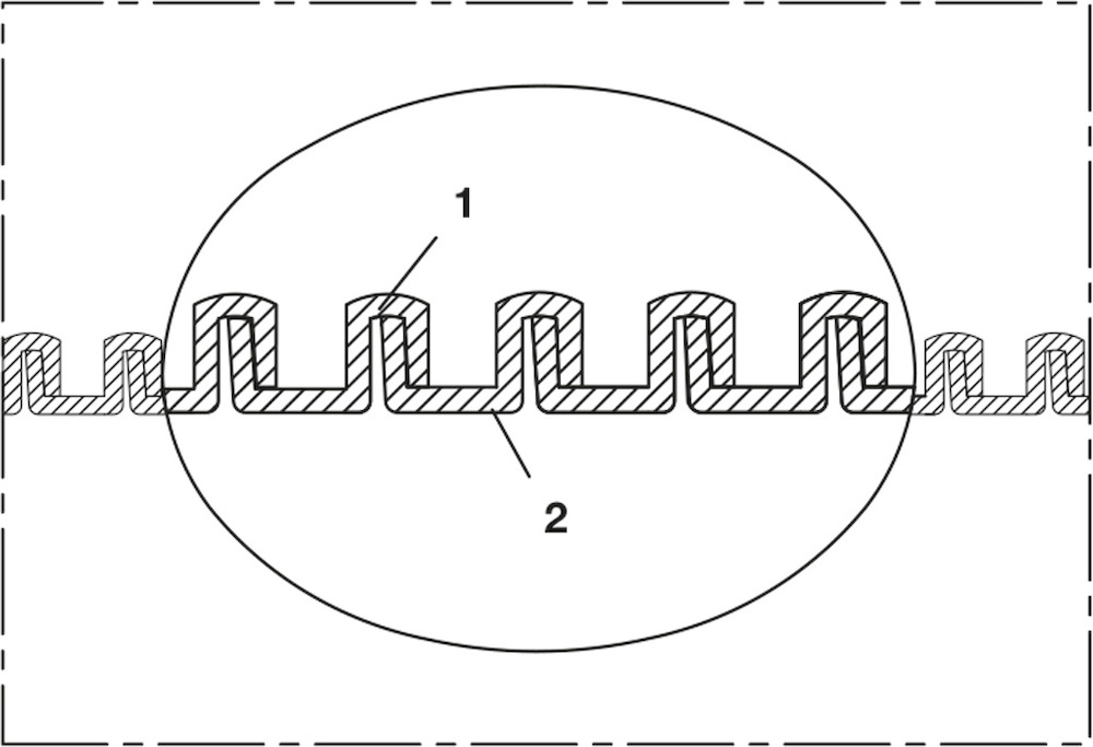 Norres Saugschlauch antistatisch EVA 373 AS 60mm 30meter Produktbild img2 L