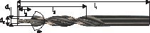 GÜHRING Mehrfasen-Stufenbohrer DIN 8374 HSS M10 90° Produktbild img1 L