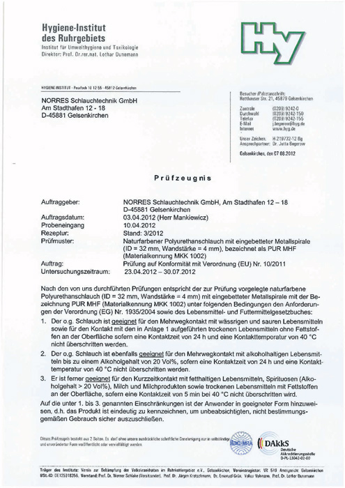 PROTAPE®PUR335MHF FLAT Lebensmittelschlauch Produktbild img4 L