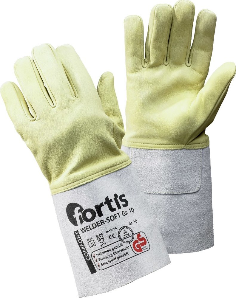 fortis Schweißerhandsch.WelderSo ft,Zieg ennappa,Gr10 Produktbild img1 L