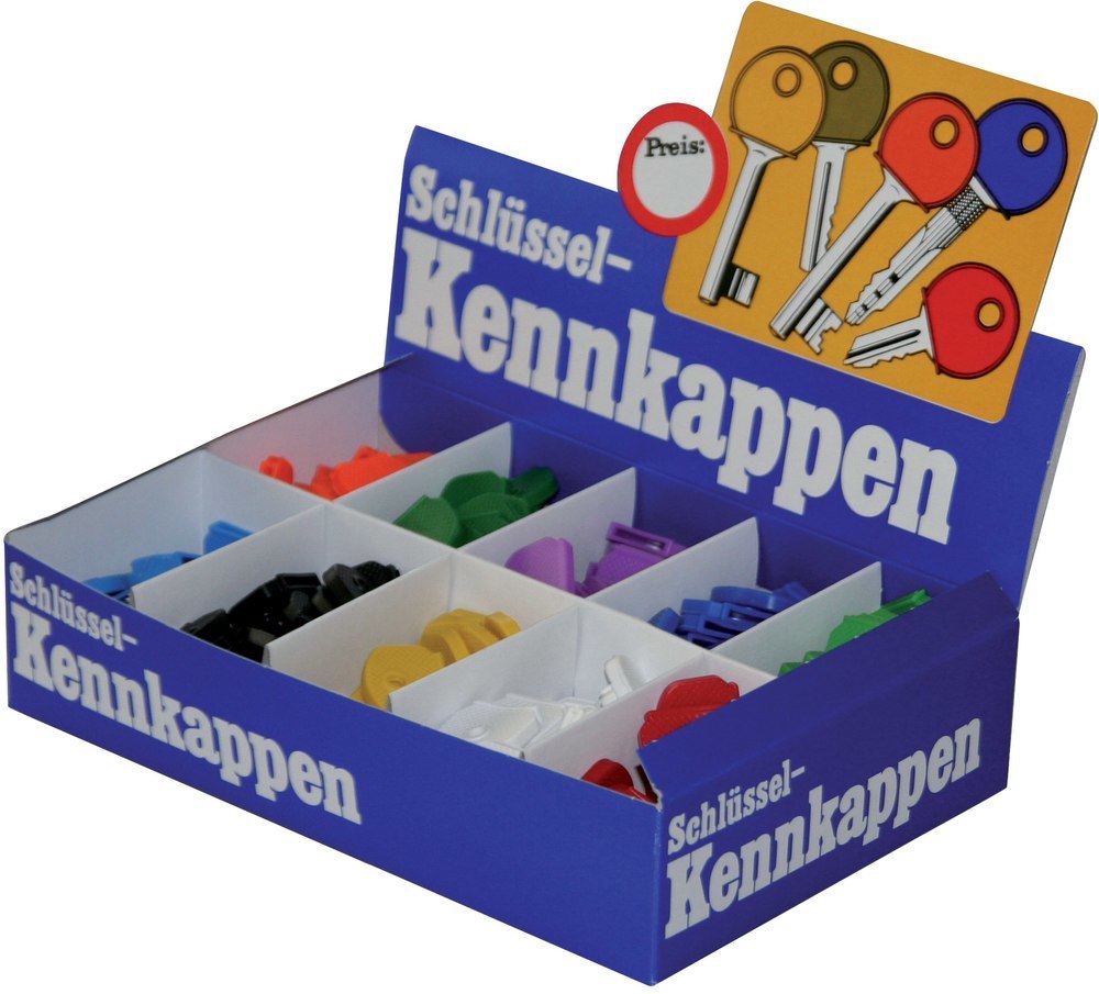 Neutral Schlüsselkennkappen 2200 Sortiment B26xH 21mm, flex.KF bunt, Standardfarben Produktbild img1 L