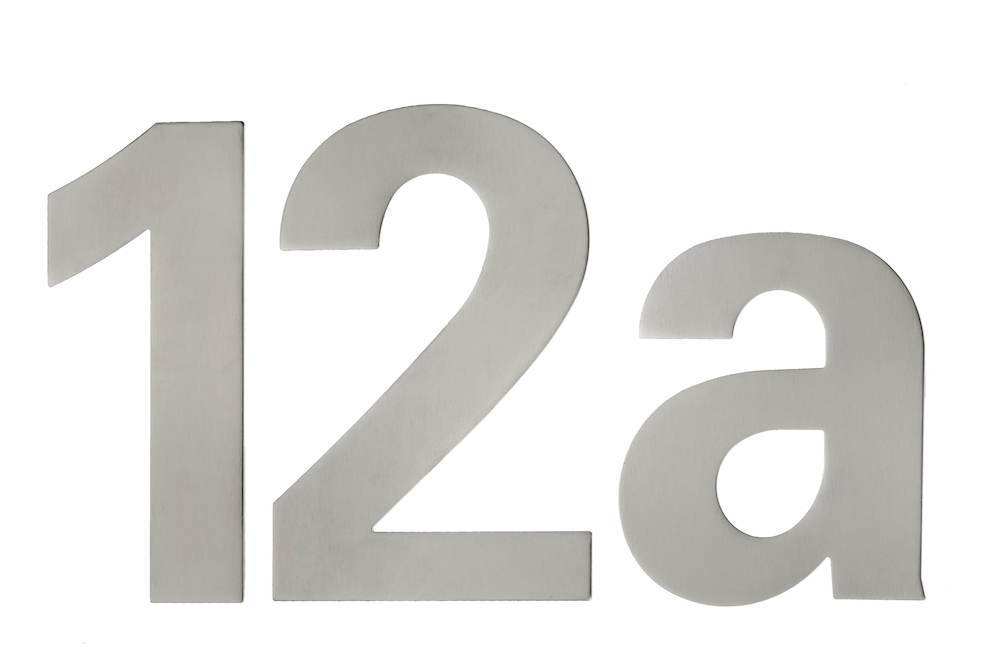 EDI Hausnummer 25xx, Edelstahl Produktbild img1 L