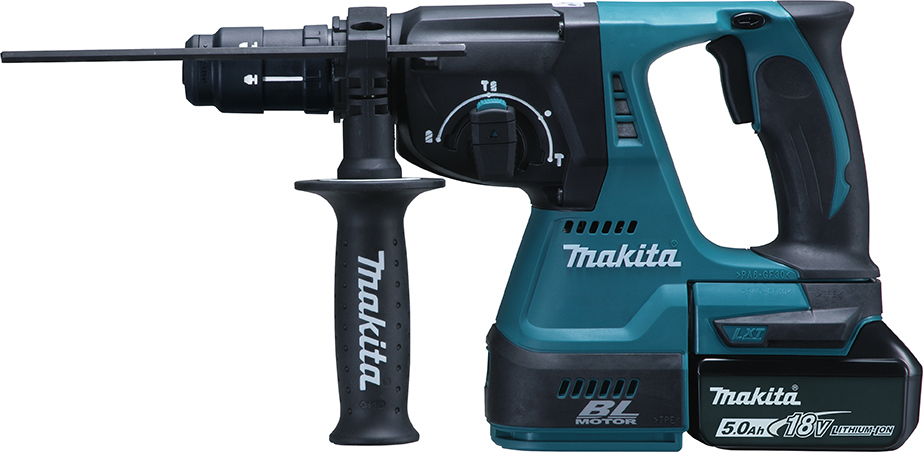 Makita Kraftvoller Akku-Kombihammer mit SDS-PLUS Aufnahme und einer 18V • SDS-PLUS • 24… Produktbild img2 L