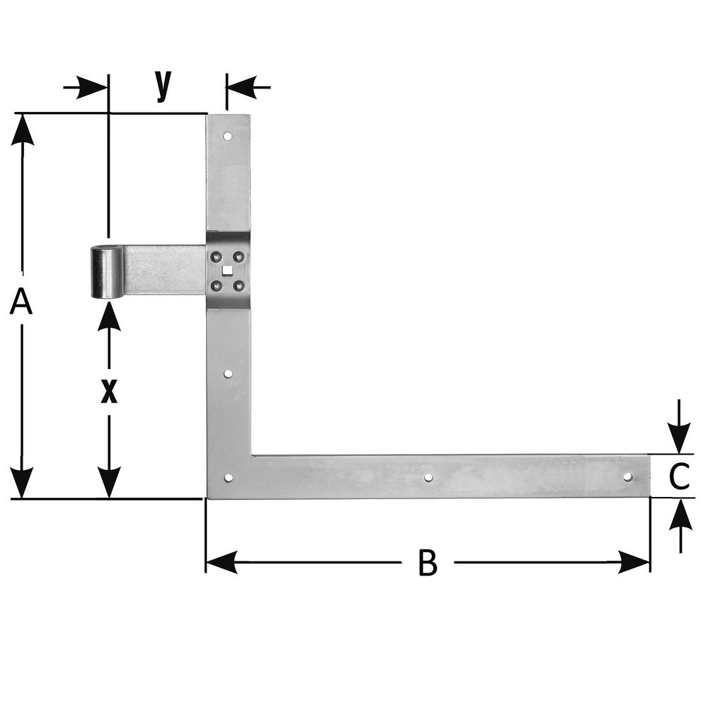 POLLMANN Winkelband 20, hell verzinkt Produktbild img2 L