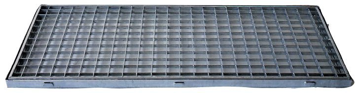 MEA, Gitterroststufe, R 11, Stahl feuerverzinkt Produktbild img2 L