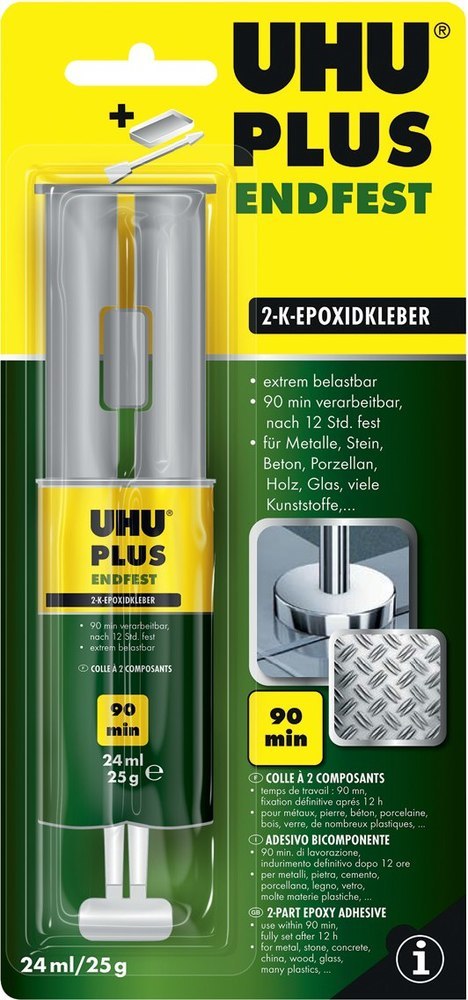 UHU plus endfest 2K-Spritze 24ml/25g Produktbild img2 L