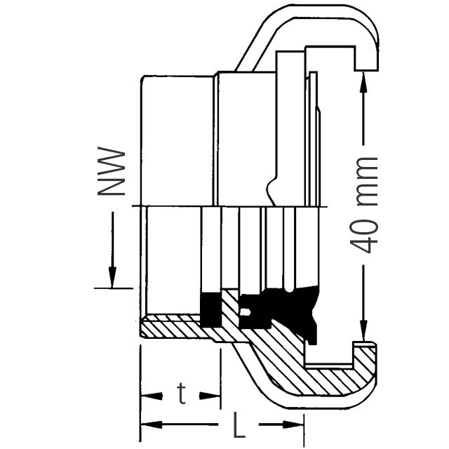 GEKA® plus-Gewindestück, IG, Kunststoff Produktbild img3 L
