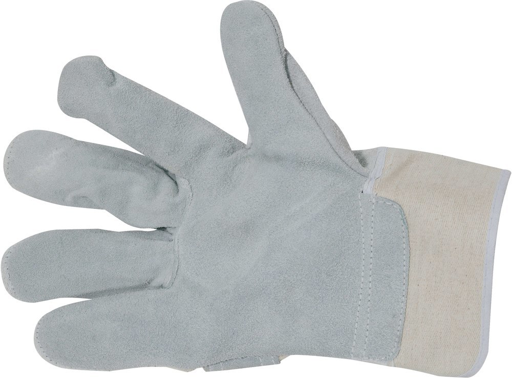 stronghand Handschuh,Kernspaltleder weiß e Stulpe Produktbild img3 L