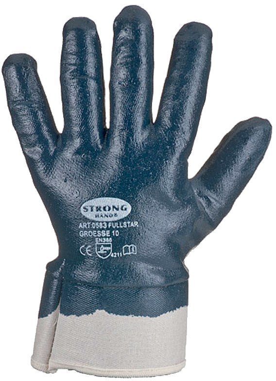 stronghand Handschuh FULLSTAR 0564, naturfarben/blau Produktbild img1 L