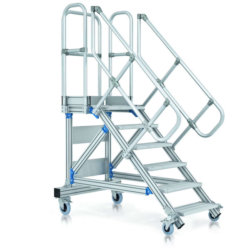 ZARGES Plattformtreppe fahrbar Produktbild img2 L
