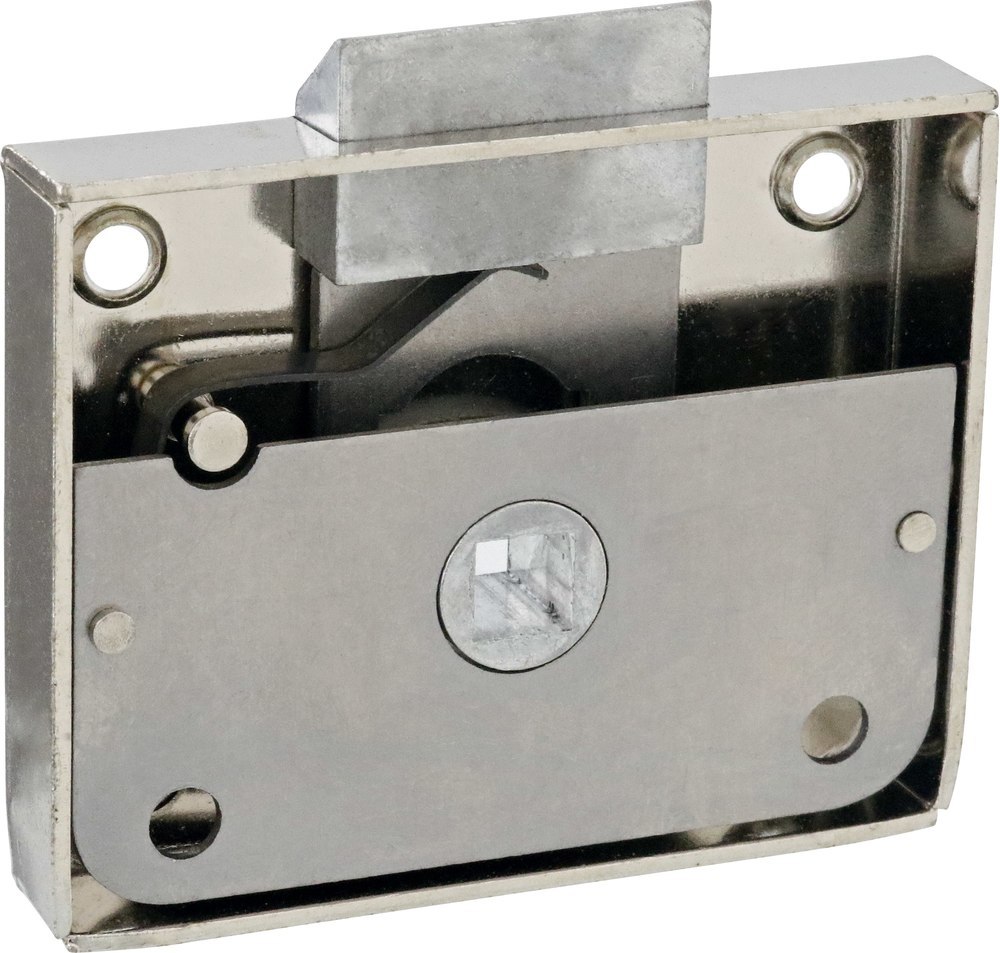 JuNie Möbel-Fallenschloss 1591,D 30mm, ohne Schließblech, STA vernickelt, rechts/links Produktbild img2 L