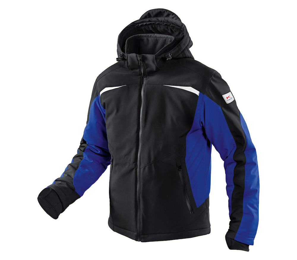 Kübler Winterjacke, Softshell Gr. S, sch w./kbl.blau Produktbild img1 L
