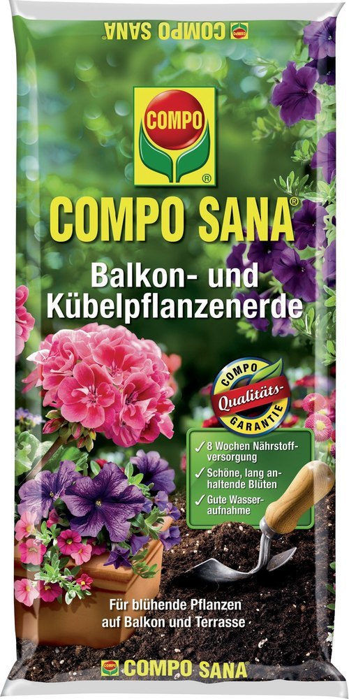 COMPO Balkon- und Kübelpflanzenerde Produktbild img1 L