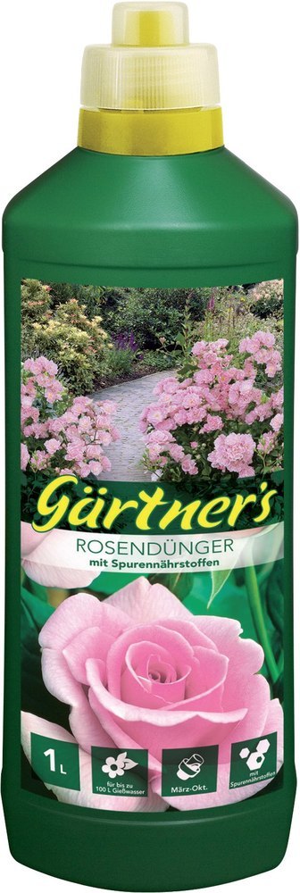Gärtner`s Rosendünger mit Spurenelemente , 1 l Produktbild img1 L