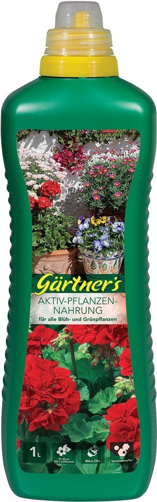 Gärtner`s Aktiv-Pflanzennahrung 1 l Produktbild img1 L
