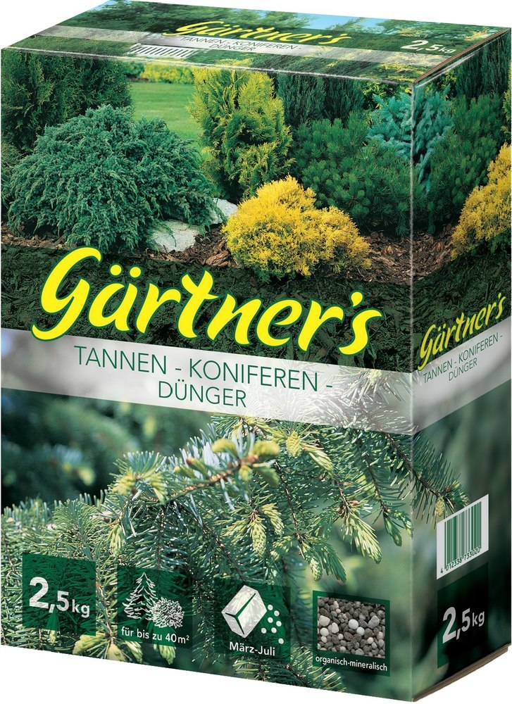 Gärtner`s Tannendünger 5-3-6+(4MgO) 2,5 kg Produktbild img1 L