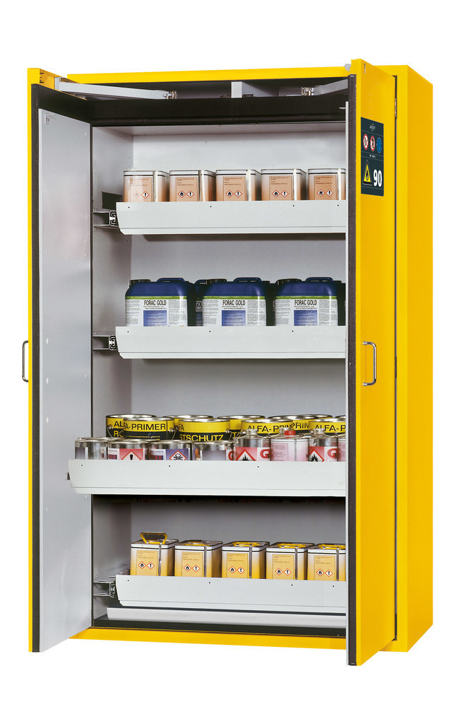 ASECOS Sicherheitsschrank S90.196.120.WDAS Typklasse 90 mit 2 Flügeltüren, feststellbar… Produktbild img1 L