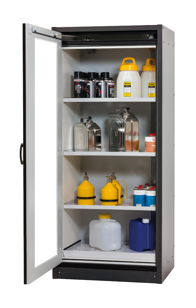 ASECOS Sicherheitsschrank Q30.195.086.WDFW Typklasse 30 mit Flügeltür/Glasausschnitt l … Produktbild img1 L