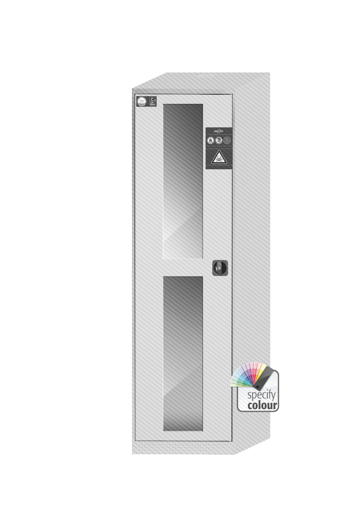 ASECOS Chemikalienschrank CS.195.054.WDFW/R Flügeltür/Glasausschnitt H 1950 x B 545mm Produktbild img3 L