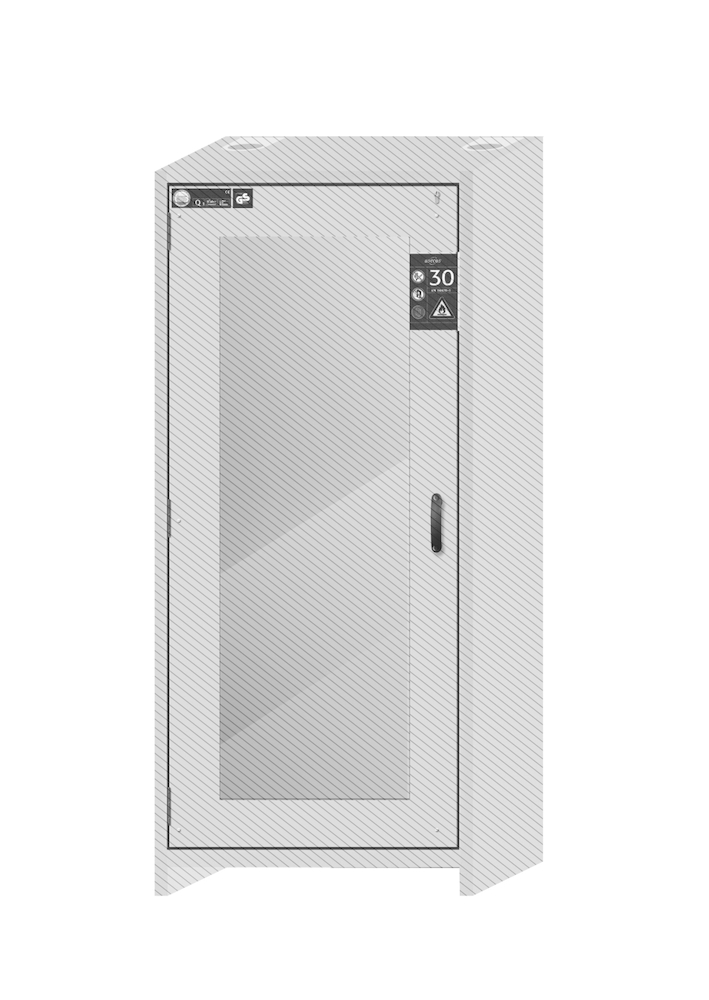 ASECOS Sicherheitsschrank Q30.195.086.WDFW Typklasse 30 mit Flügeltür/Glasausschnitt l … Produktbild img4 L