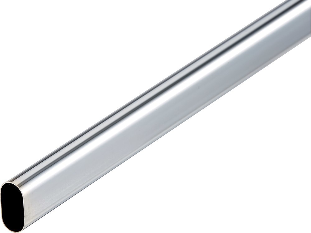 Pickhardt & Gerlach Schrank-Rohr, oval , 30 x 15 x 1200mm, Stahl verchromt Produktbild img2 L