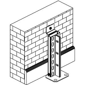 META Wandbefestigungsset für Steckregal CLIP und Schraubregal FIX, verzinkt Produktbild img1 L