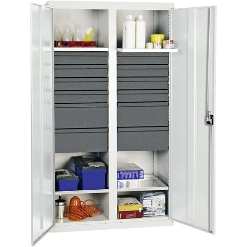 stumpf Werkzeugschrank S3000 RAL 7035/7035 4 Wannenböden 12 Schubladen Produktbild img1 L