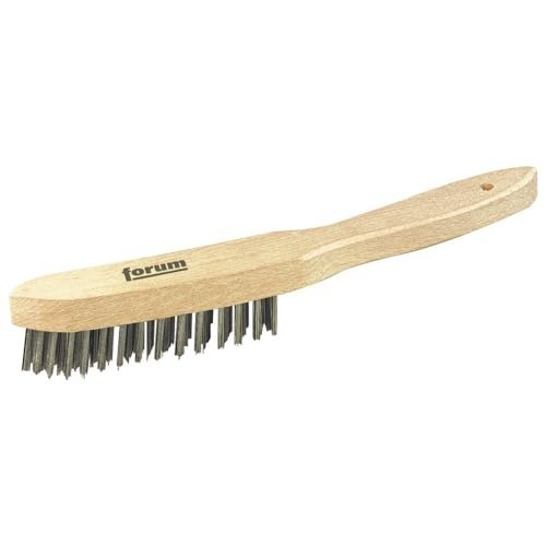 FORUM Drahthandbürste, Stahldraht rostfrei, glatt Produktbild img1 L