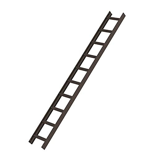 GÜNZBURGER STEIGTECHNIK Dachleiter 10 Sprossen, Aluminium, B 330mm, L 2800mm, braun Produktbild img1 L