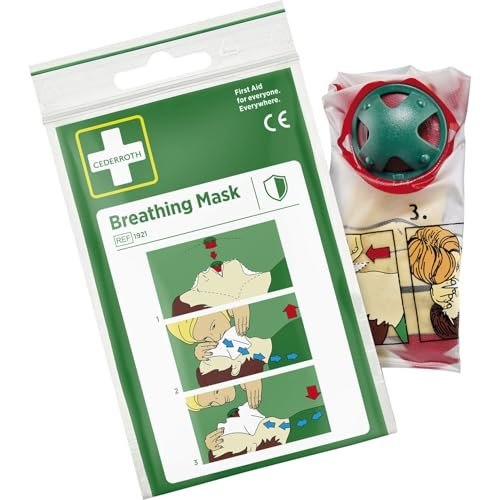 CEDERROTH Beatmungsmaske mit Rückschlagv entil Produktbild img1 L