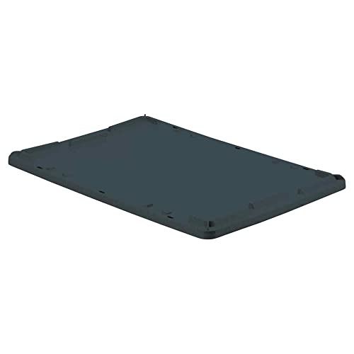 LA-KA-PE Auflagedeckel schwarz zu Drehst apelbehälter 65 Liter Produktbild img1 L