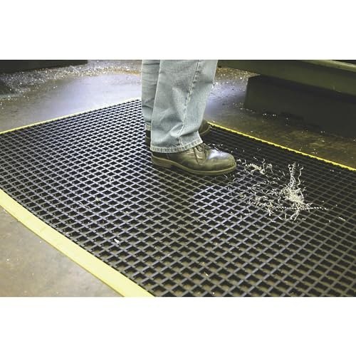 COBA Arbeitsplatzmatte, schwarz/gelb Produktbild img1 L