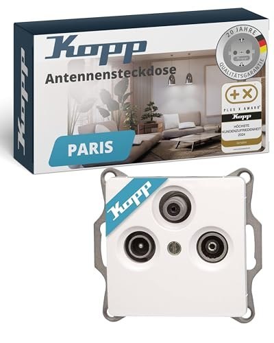 Kopp Antennensteckdose UP TV/RF/SAT PARI S arkt Produktbild img1 L