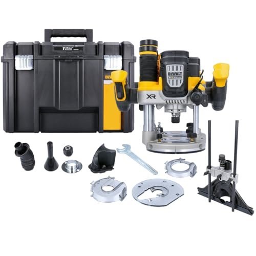 DeWALT Akku-Oberfräse, 18 V (Bas DCW620NT ohne Ladegerät T STAK-Box ohne Produktbild img1 L