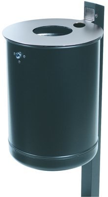 RENNER Abfallsammler 50L schwarz inkl.Pfosten Produktbild img1 L