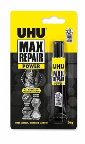 UHU MAX REPAIR POWER KLEBER Tube Infokar te 20g Produktbild img1 L