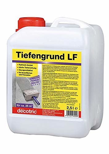 decotric Tiefengrund 2,5 l, LF Hydrosol- Acrylat Produktbild img1 L