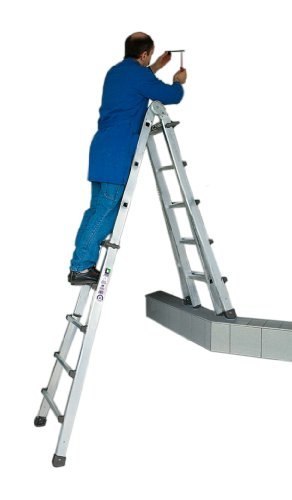 GÜNZBURGER STEIGTECHNIK Teleskopleiter 4-teilig ohne Traverse Produktbild img1 L