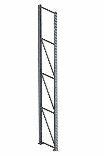 META Ständer für Palettenregal MULTIPAL, Profil 85/20, mit Schlüssellochung, verzinkt Produktbild img1 L