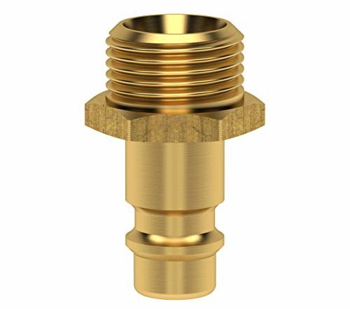 Lüdecke Stecknippel für Kupplung NW 7,2m m, Messing Serie ES, AG G1/4" LÜDECKE Produktbild img1 L